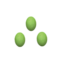 Easter Eggs Filled with Milk Cream & Praline 1kg Green