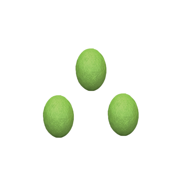 Πασχαλινά Αυγουλάκια με Γέμιση Πραλίνας & Ανθόγαλο 1kg Πράσινο