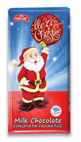 Πλακίδιο Σοκολάτας Γάλακτος "Merry Christmas" 85g