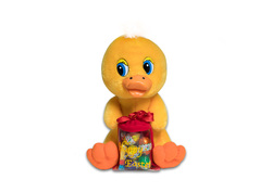 Plush Toys: Duck, Lady Bug with Milk Chocolate Mini Eggs “OSCAR” 80g