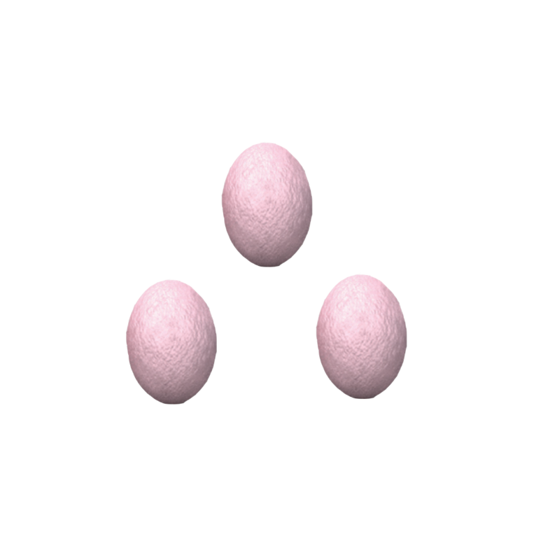 Πασχαλινά Αυγουλάκια με Γέμιση Πραλίνας & Ανθόγαλο 1kg Ροζ