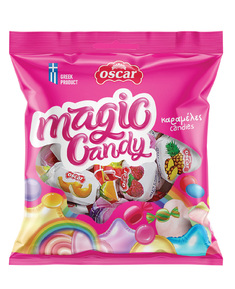 JELLY CANDIES ASSORTED FRUITS FLAVORS “MAGIC CANDY” 100g