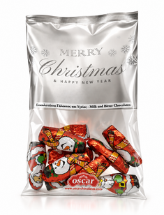 Bag with Milk Chocolates Mini Santa Claus 100g
