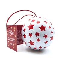 X-MAS Tin Balls with Chocolates 70g