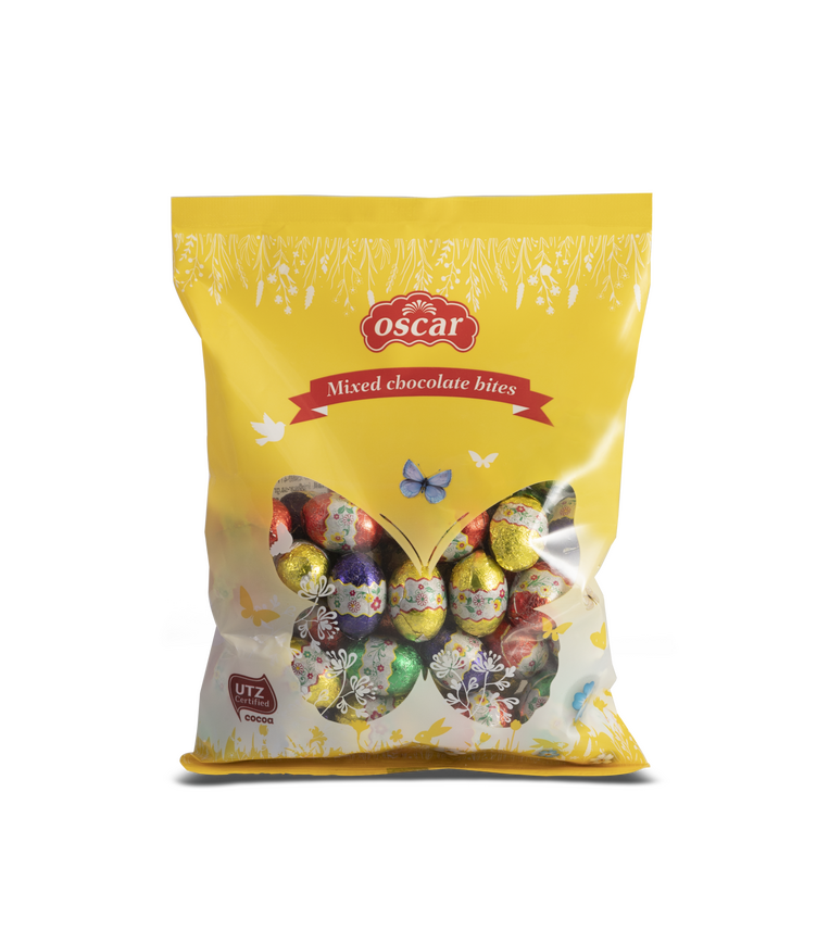 Bag with Mini Chocolate Mini Eggs 500g