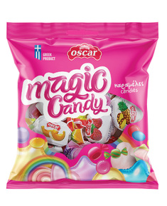 Καραμέλες Ζελέ Διάφορες Γεύσεις Φρούτων Magic Candy 100g