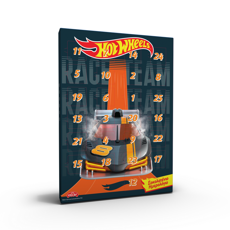 Χριστουγεννιάτικο Ημερολόγιο "HOT WHEELS" 75g