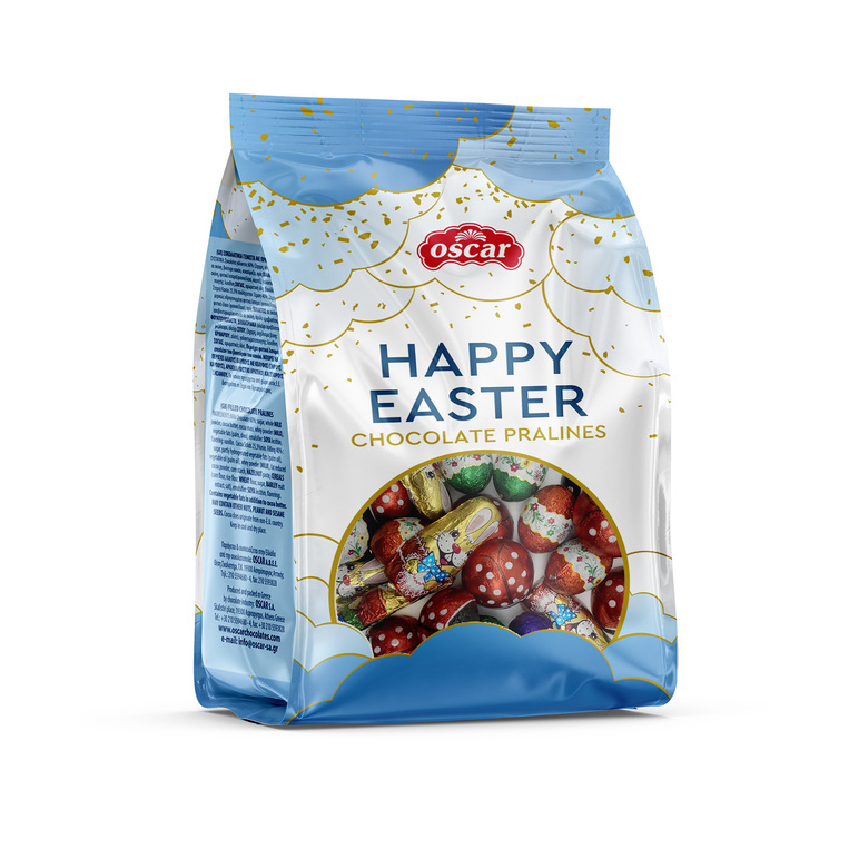 Bag with Chocolate Eggs, Bunnies, Lady Bugs 400g