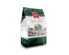 Filled milk chocolate pralines stracciatella flavor 1kg