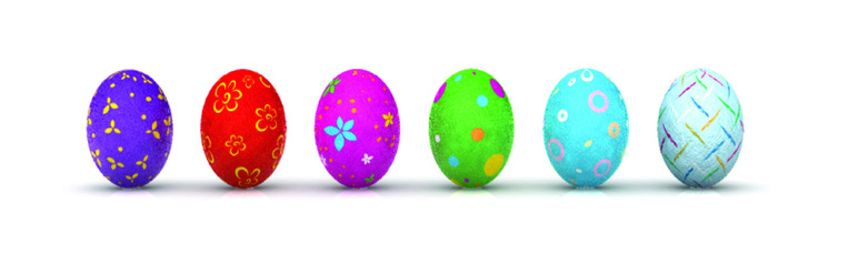 "Trendy" Easter Eggs Filled with Praline 1kg