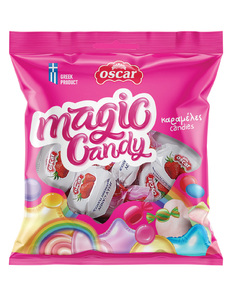 Καραμέλες Ζελέ με Γεύση Φράουλα Magic Candy 100g