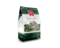 Filled milk chocolate pralines praline flavor 1kg