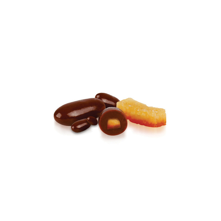 Orange peels dark chocolate dragees 2,5kg