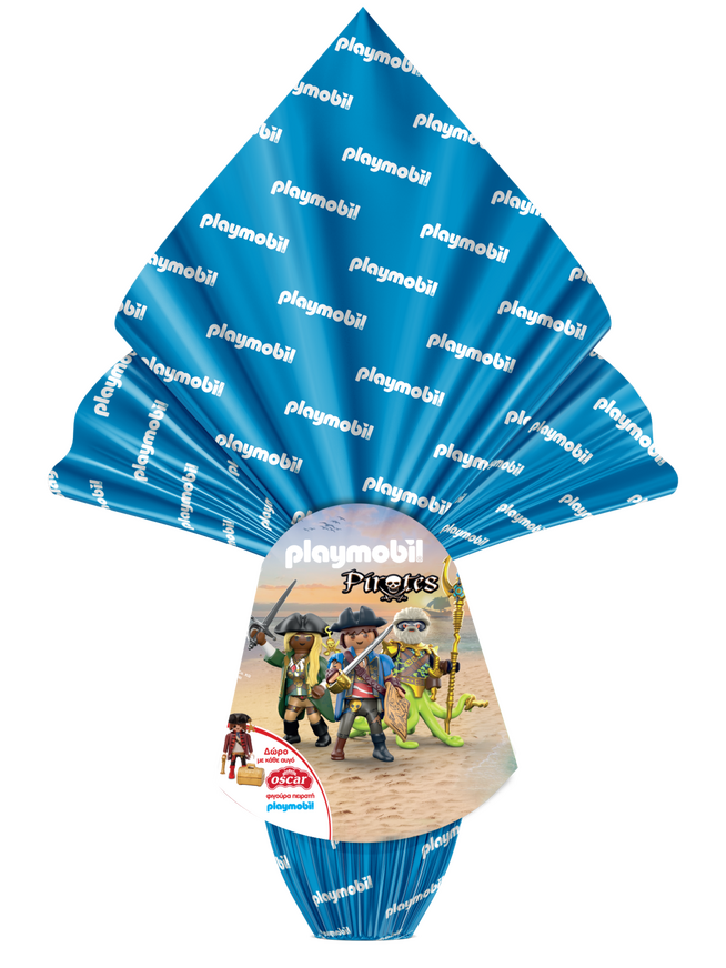 Αυγό Γάλακτος PLAYMOBIL BOY 220g με Αυθεντικό Δώρο PLAYMOBIL