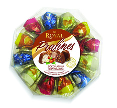 Κασετίνα οκτάγωνη pralines 200g