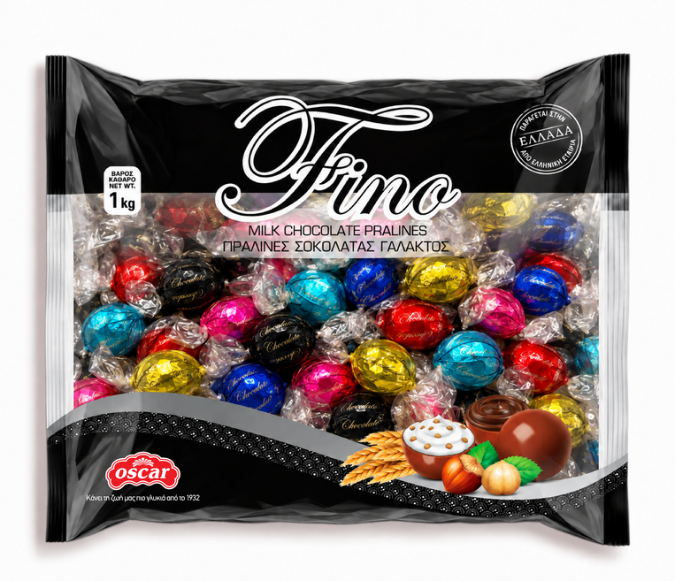 Assorted chocolate pralines Fino in various flavors 1kg