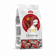 Bag with X-Mas Milk Chocolate Faces 130g