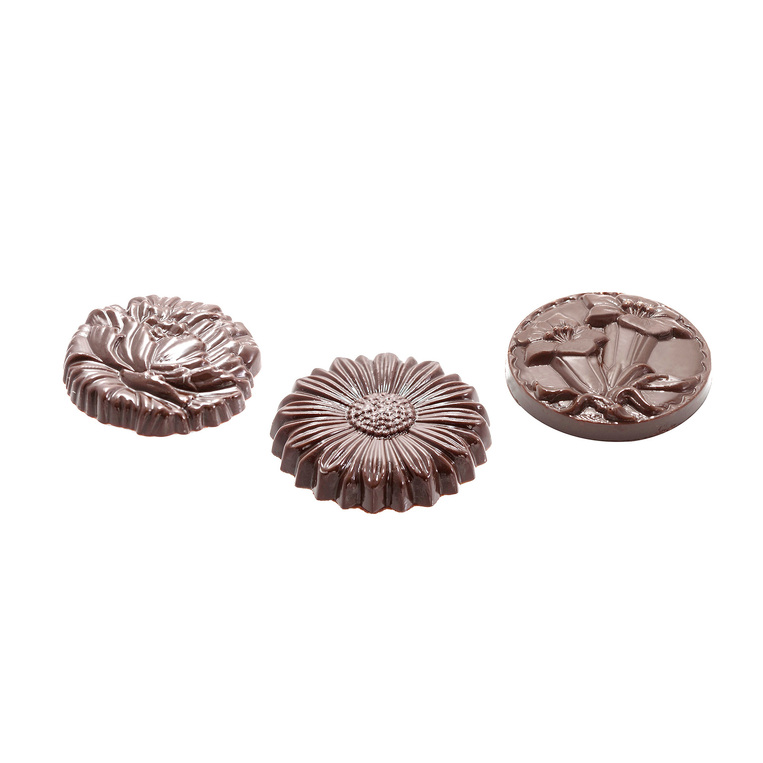Milk chocolate flower shape 2,5kg