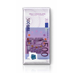 Milk Chocolate Bar 500 Euro 100g