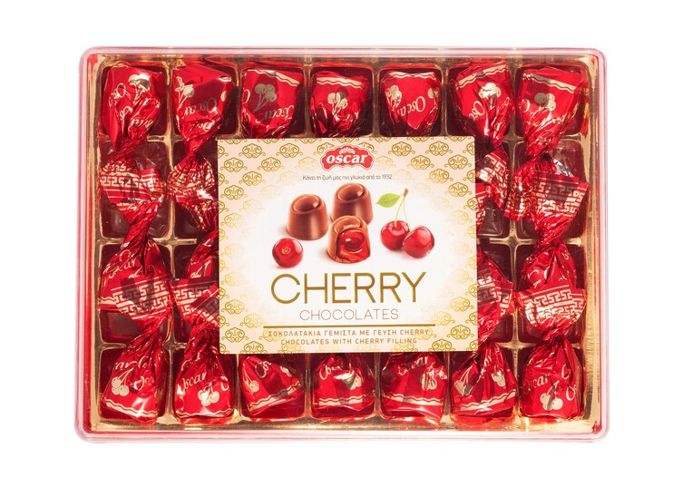 Presentation box pralines / cherries 260g