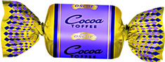 TOFFEE CANDIES COCOA FLAVOR DOUBLE/TWIST 3kg