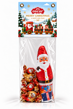 Bag with Santa Claus & Milk Chocolates 100g