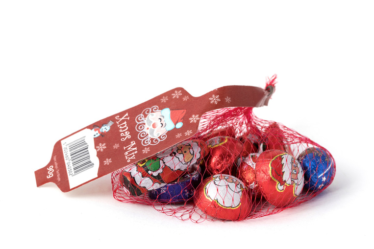 Net Bag with Assorted X-MAS Chocolates 90g