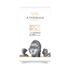 Athenian "Greek Gods" Κέρασμα Πουράκι Σοκολάτα Γάλακτος με Γέμιση Φυστικοβούτυρο 140g