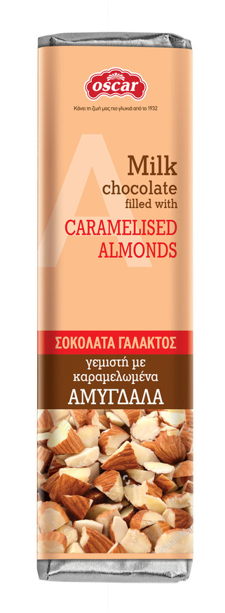 Milk chocolate with almonds 42g
