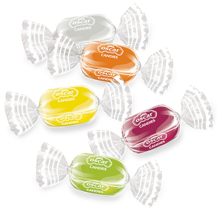 CRYSTAL RODS CANDIES ASSORTED FRUIT FLAVORS 3kg