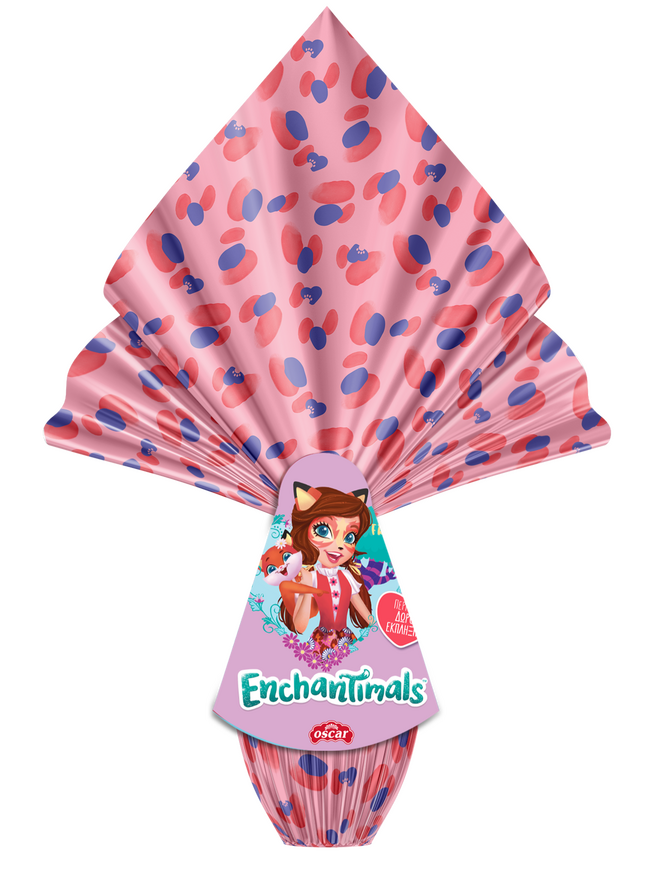 Milk Chocolate Egg ENCHANTIMALS 150g with Surprise Gift