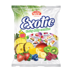 Καραμέλες Ζελέ "Exotic" Διάφορες Γεύσεις Φρούτων 400g