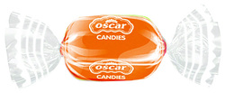 CRYSTAL RODS CANDIES ORANGE FLAVOR 3kg