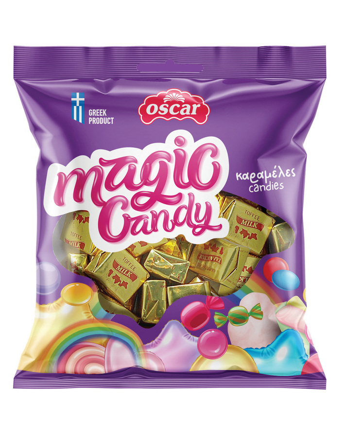 Καραμέλες Toffee Γάλακτος Magic Candy 100g