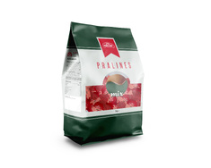 Filled milk chocolate pralines cherry flavor 1kg