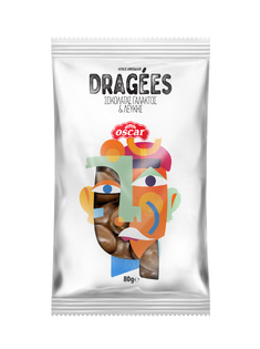 Almond milk & white chocolates dragees 80g