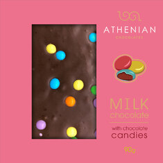 Αthenian Σοκολάτα Γάλακτος Κουφετάκια 90g