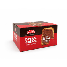 Hazelnut Praline “Dream Cream” in Heart-Shaped Pack 14g