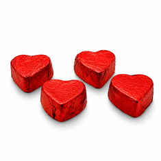 Mini Milk Chocolate Heart Treat with Strawberry Filling 3,5kg
