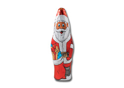 Display with Milk Chocolate Santa Claus 60g