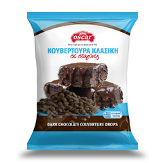 Dark chocolate couverture drops 100g