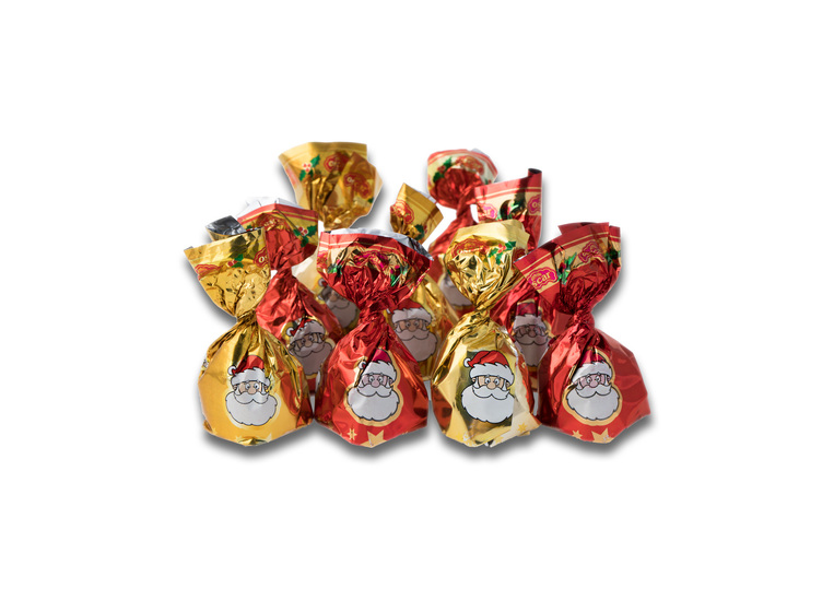 Single Twist Filled Milk Chocolate Santa Claus