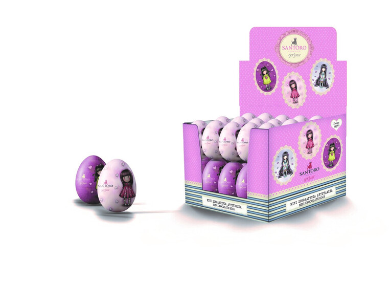 Santoro milk chocolate eggs 20g