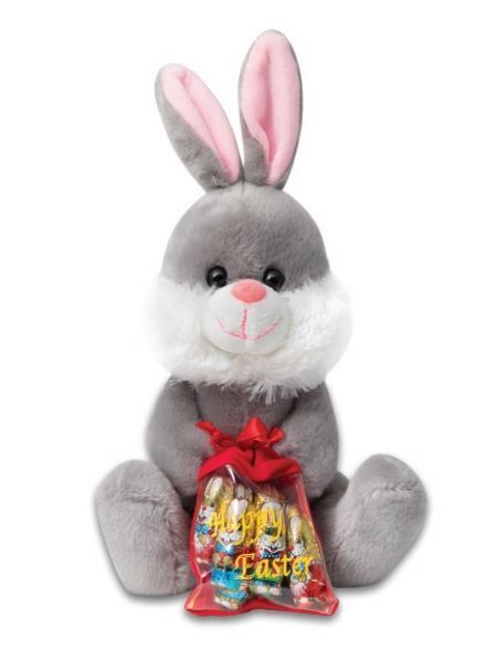 Bunny Doll with a Bag of Milk Chocolate Mini Eggs 80g