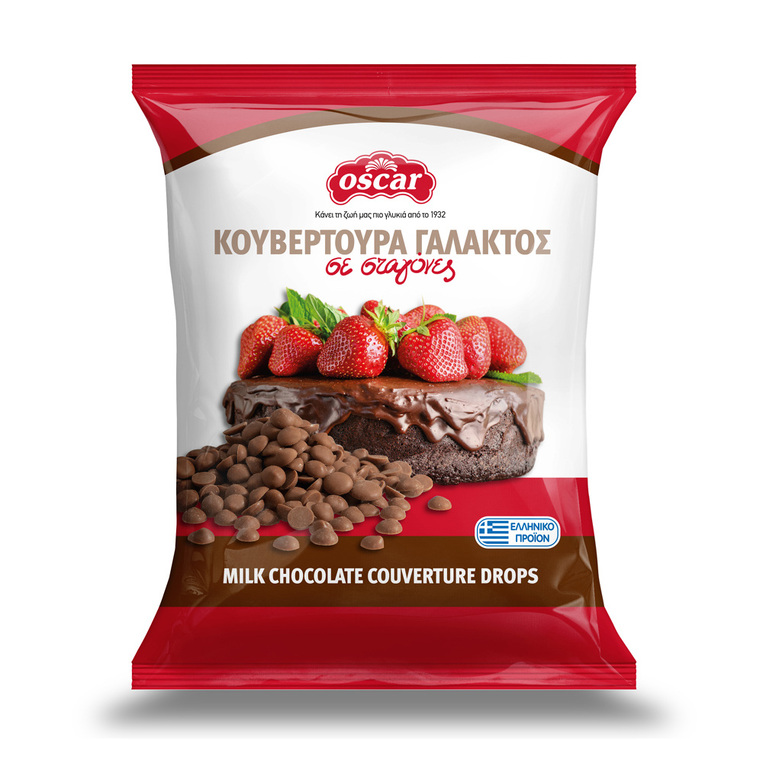 Σταγόνες κουβερτούρα γάλακτος 100γ